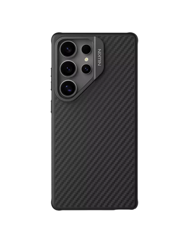 Husă Nillkin CarboProp Magnetic pentru Samsung Galaxy S25 Ultra, Negru