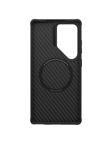 Husă Nillkin CarboProp Magnetic pentru Samsung Galaxy S25 Ultra, Negru