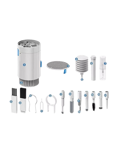 Set de curățare Proove Mr. Cleaner 20in1, Alb