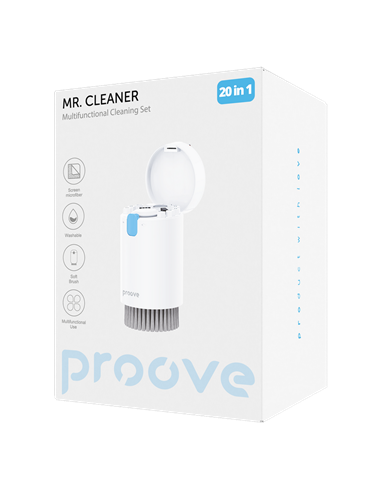 Set de curățare Proove Mr. Cleaner 20in1, Alb