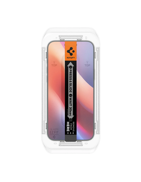 Защитное стекло Spigen iPhone 16 Glas. TR Slim, Прозрачный Защитное стекло Spigen iPhone 16 Glas. TR Slim, Прозрачный