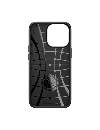 Husă Spigen iPhone 13 Pro, Liquid Air, Negru mat