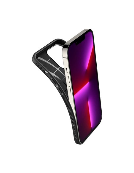 Husă Spigen iPhone 13 Pro, Liquid Air, Negru mat