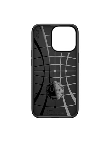Husă Spigen iPhone 13 Pro, Liquid Air, Negru mat
