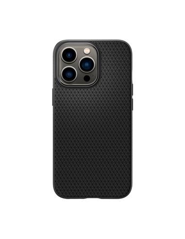 Husă Spigen iPhone 13 Pro, Liquid Air, Negru mat