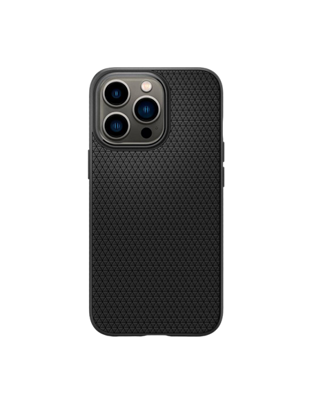Husă Spigen iPhone 13 Pro, Liquid Air, Negru mat