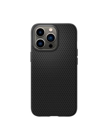 Husă Spigen iPhone 13 Pro, Liquid Air, Negru mat