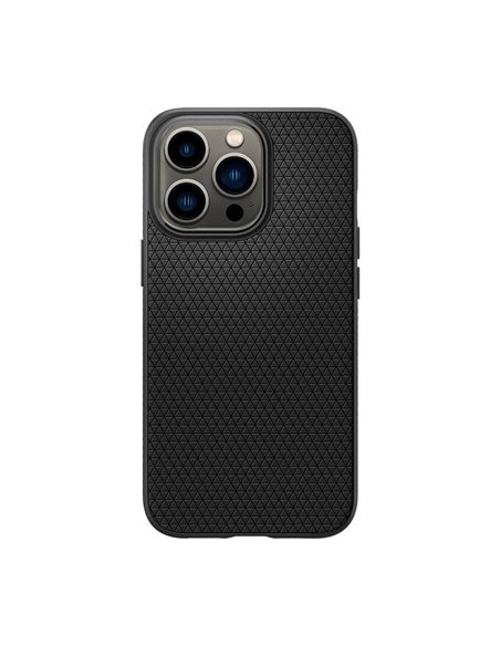 Husă Spigen iPhone 13 Pro, Liquid Air, Negru mat