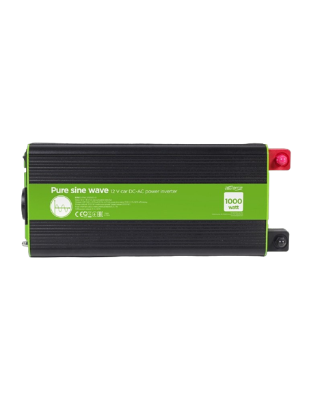 Invertor Auto Energenie EG-PWC-PS1000-01, 1000W, Multicolor