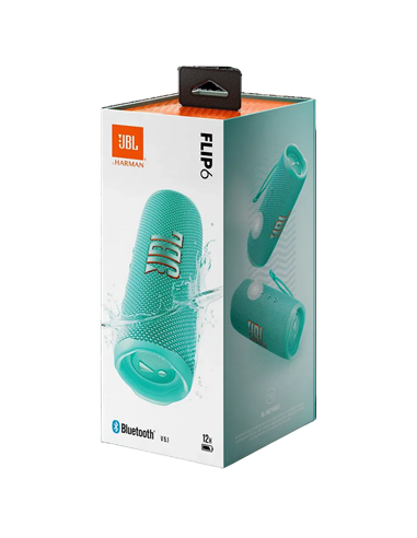 Портативная колонка JBL Flip 6, Бирюзовый