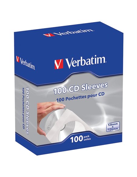 CD-DVD PAPER SLEEVES 100 PACK