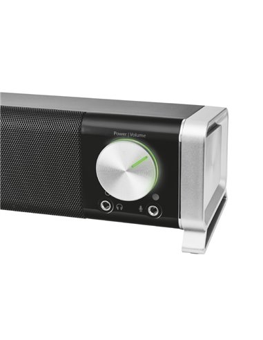 Soundbar Trust Asto Black / 12W / 3,5 AUX / USB power