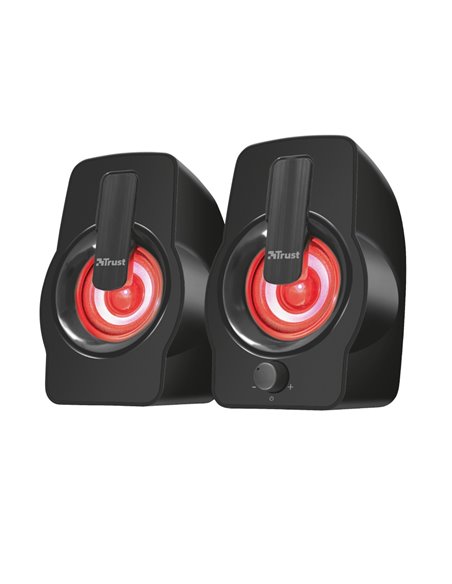 Колонки 2.0 Trust Gemi RGB Black / 12W / 3,5 AUX / USB power Колонки 2.0 Trust Gemi RGB Black / 12W / 3,5 AUX / USB power