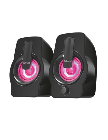 Колонки 2.0 Trust Gemi RGB Black / 12W / 3,5 AUX / USB power Колонки 2.0 Trust Gemi RGB Black / 12W / 3,5 AUX / USB power
