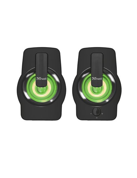 Boxe 2.0 Trust Gemi RGB Black / 12W / 3,5 AUX / USB power