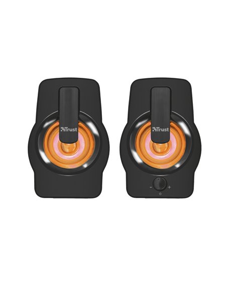 Boxe 2.0 Trust Gemi RGB Black / 12W / 3,5 AUX / USB power