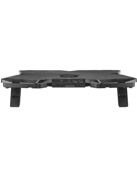 Trust Gaming GXT 278 Yozu, 17.4” Gaming laptop cooling stand with 4 speed-adjustable, illuminated fans and robust housing, Black Trust Gaming GXT 278 Yozu, 17.4” Gaming laptop cooling stand with 4 speed-adjustable, illuminated fans and robust housing, Black