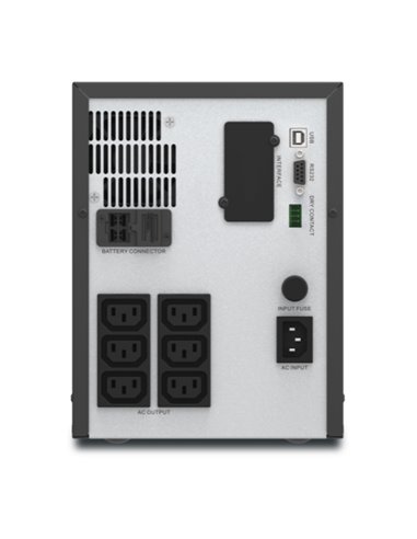 APC Easy-UPS SMV2000CAI, 2000VA/1400W, AVR, Line interactive, 6 x IEC Sockets (all 6 Battery Backup + Surge Protected),Intell...