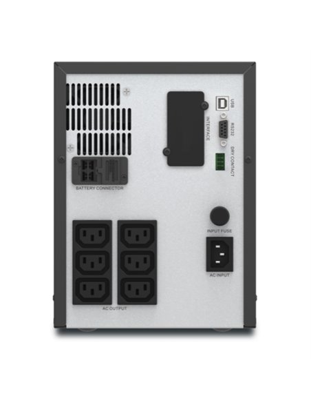 APC Easy-UPS SMV2000CAI, 2000VA/1400W, AVR, Line interactive, 6 x IEC Sockets (all 6 Battery Backup + Surge Protected),Intell...