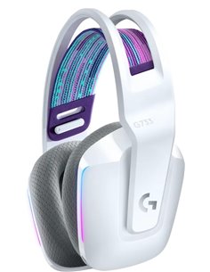 Casti Gaming Logitech Gaming G733 LIGHTSPEED Wireless RGB, White 2