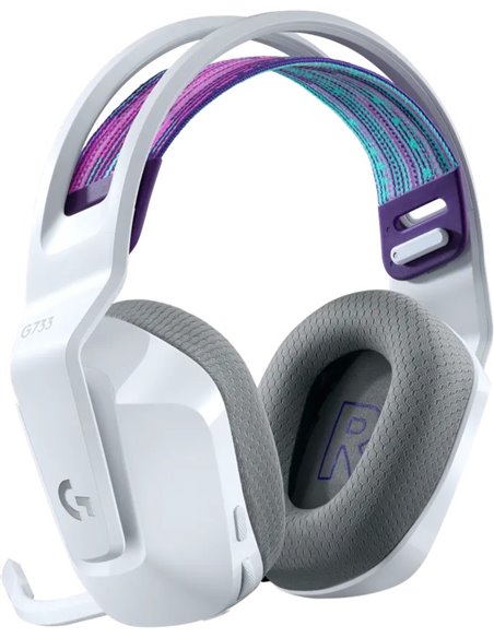 Игровые Наушники Logitech Gaming G733 LIGHTSPEED Wireless RGB, White
