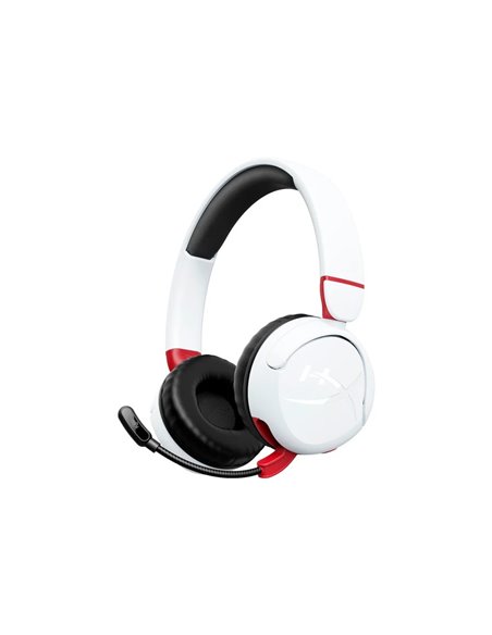 Casti Wireless Headset HyperX Cloud Mini, White/Red, [7G8F2AA]