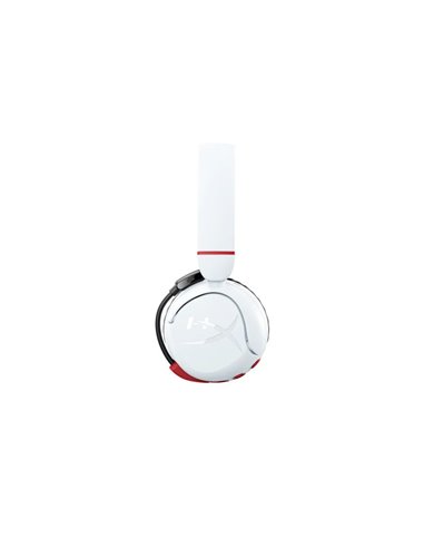 Casti Wireless Headset HyperX Cloud Mini, White/Red, [7G8F2AA]