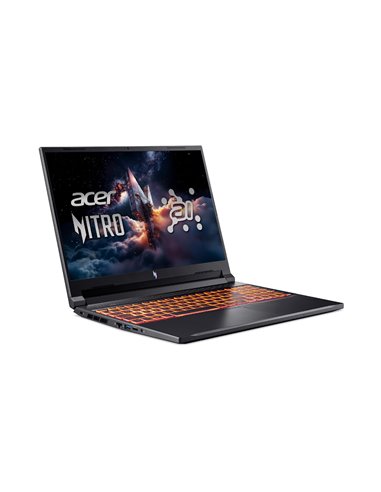 Ноутбук 16” ACER Nitro V 16 AI ANV16-42/ WUXGA/ 180Hz/ AMD Ryzen 5 240 AI/ 16GB/ 1TB SSD/ RTX 3050/ Obsidian Black