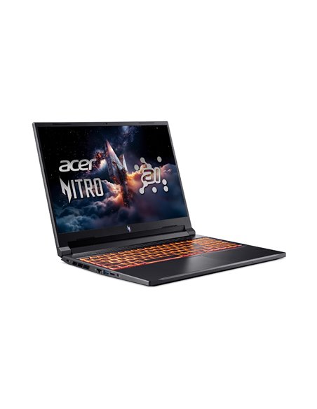 Ноутбук 16” ACER Nitro V 16 AI ANV16-42/ WUXGA/ 180Hz/ AMD Ryzen 5 240 AI/ 16GB/ 1TB SSD/ RTX 3050/ Obsidian Black Ноутбук 16” ACER Nitro V 16 AI ANV16-42/ WUXGA/ 180Hz/ AMD Ryzen 5 240 AI/ 16GB/ 1TB SSD/ RTX 3050/ Obsidian Black