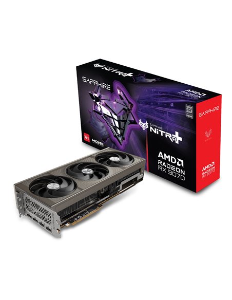 Видеокарта Sapphire NITRO+ Radeon RX 9070/ 16GB / GDDR6 / 256bit