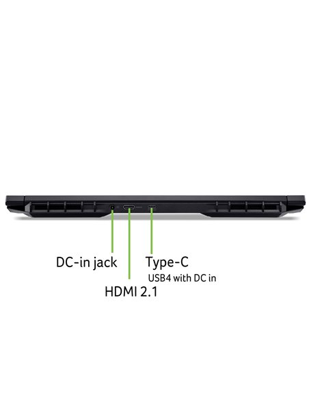Laptop 17.3” ACER Nitro V 17 AI ANV17-41/ 144Hz/ AMD Ryzen 7 260 AI/ 32GB/ 1TB SSD/ RTX 5060/ Obsidian Black