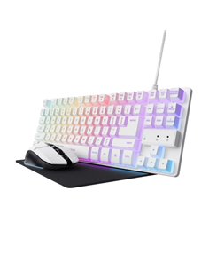 Set Gaming 3 in 1 Trust GXT 794WL, USB, White