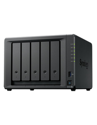 Stocare atașată la rețea SYNOLOGY DS1525+, Negru
