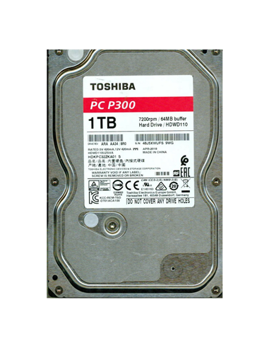 Жесткий диск Toshiba Performance P300, 3.5", 1 ТБ <HDWD110UZSVA>