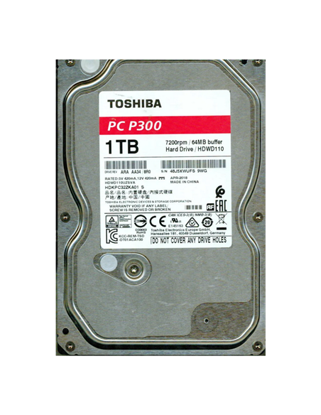 Жесткий диск Toshiba Performance P300, 3.5", 1 ТБ <HDWD110UZSVA>