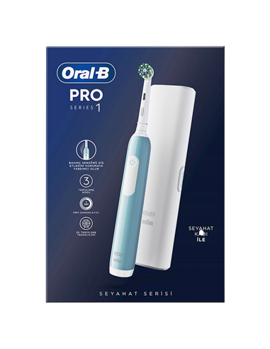Электрическая зубная щетка Braun Oral-B Pro Series 1, Caribbean Blue