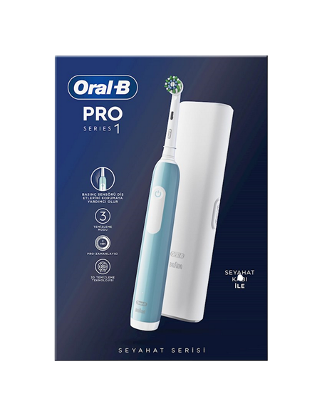 Periuță de dinți electrică Braun Oral-B Pro Series 1, Caribbean Blue