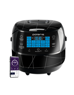 Aparat de gătit multifuncțional Polaris PMC 5017, Negru