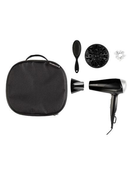 Фен Remington D3171GP, 2200Вт, Чёрный