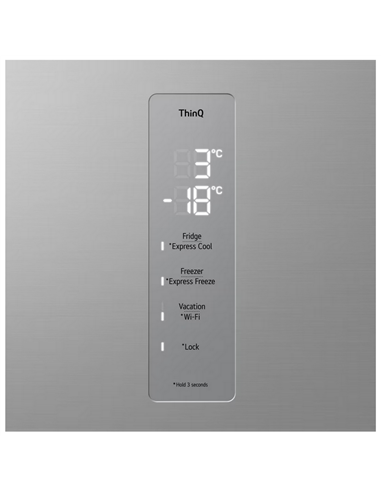 Frigider LG GBV7270DPY, Oțel inoxidabil