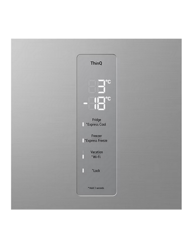 Frigider LG GBV7270DPY, Oțel inoxidabil