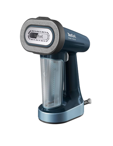 Aparat de călcat vertical cu aburi Tefal DT8755E0, Albastru
