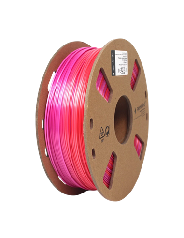 Нить для 3D-принтера Gembird 3DP-PLA-SK-01-RP, PLA, Красный | Фиолетовый, 1.75 мм, 1кг
