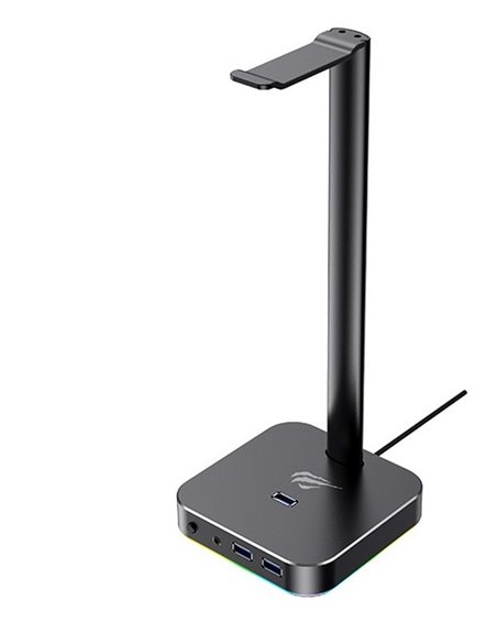 Stand pentru căști gaming Havit TH610, USB, Negru