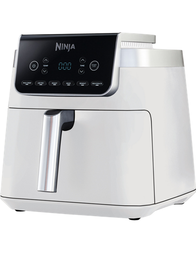 Friteuză cu aer cald Ninja Max Pro AF180EUWH, Alb