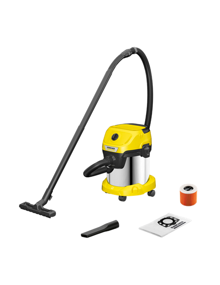 Aspirator Karcher WD 3 S V-15/4/20 1.628-138.0, Galben