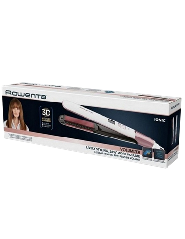 Placă de îndreptat părul Rowenta Volumizer SF4655F0, Alb | Roz