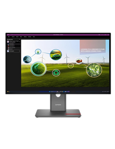 27" Монитор Lenovo P27q-40, IPS 2560x1440 WQHD, Eclipse Black
