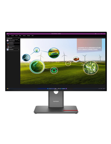 27" Monitor Lenovo P27q-40, IPS 2560x1440 WQHD, Eclipse Black