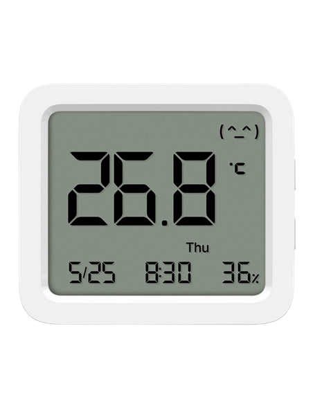Senzor de temperatură și umiditate Xiaomi Mi Temperature and Humidity Monitor 3, Alb